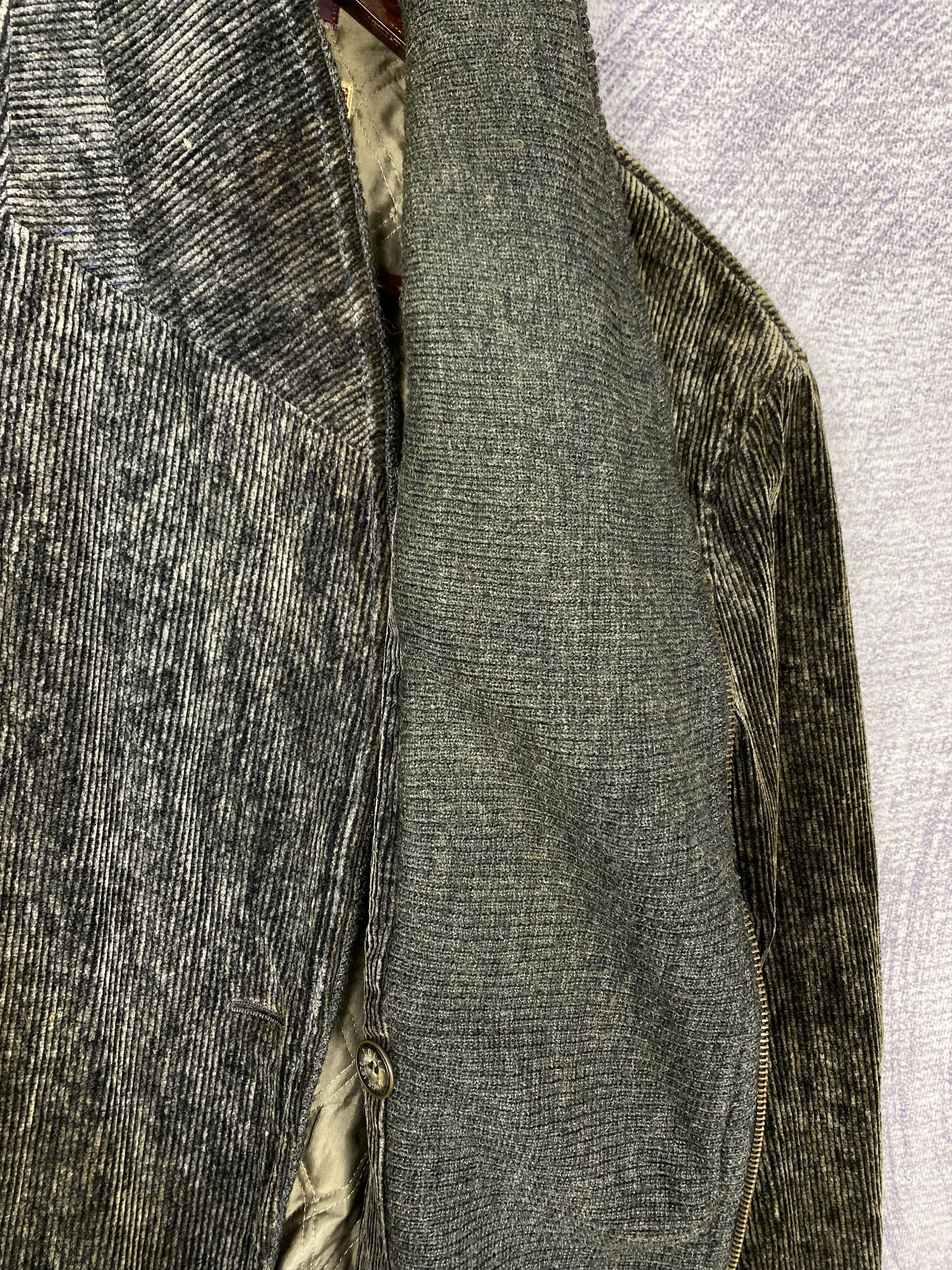 Japanese Brand Vintage Dolce Quilted Lining Right Zipper Seersucker Jacket Size US S / EU 44-46 / 1 - 7 Thumbnail