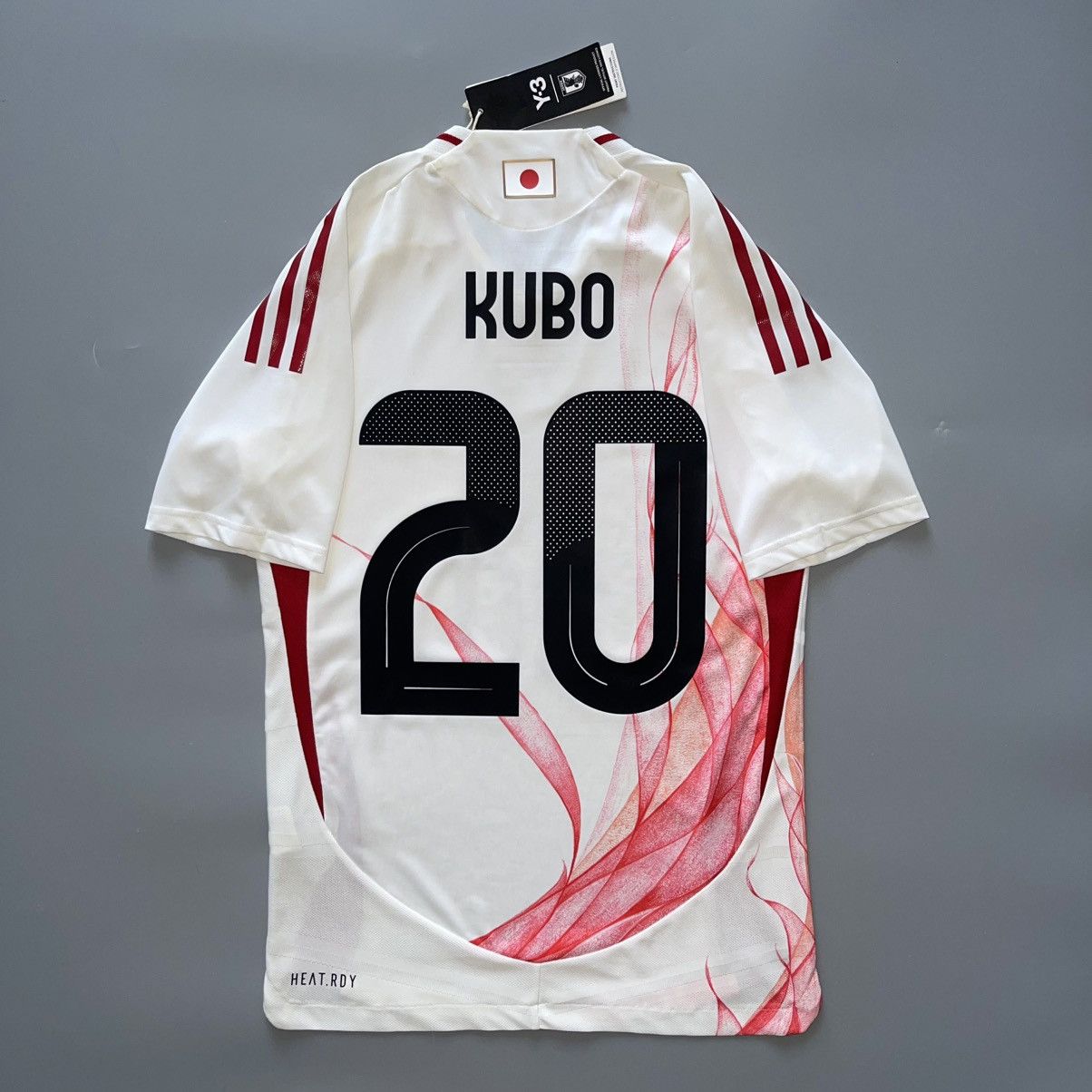 Adidas × Vintage NWT JAPAN ADIDAS Y-3 2024 SOCCER AWAY JERSEY #20 KUBO Size US XS / EU 42 / 0 - 1 Thumbnail