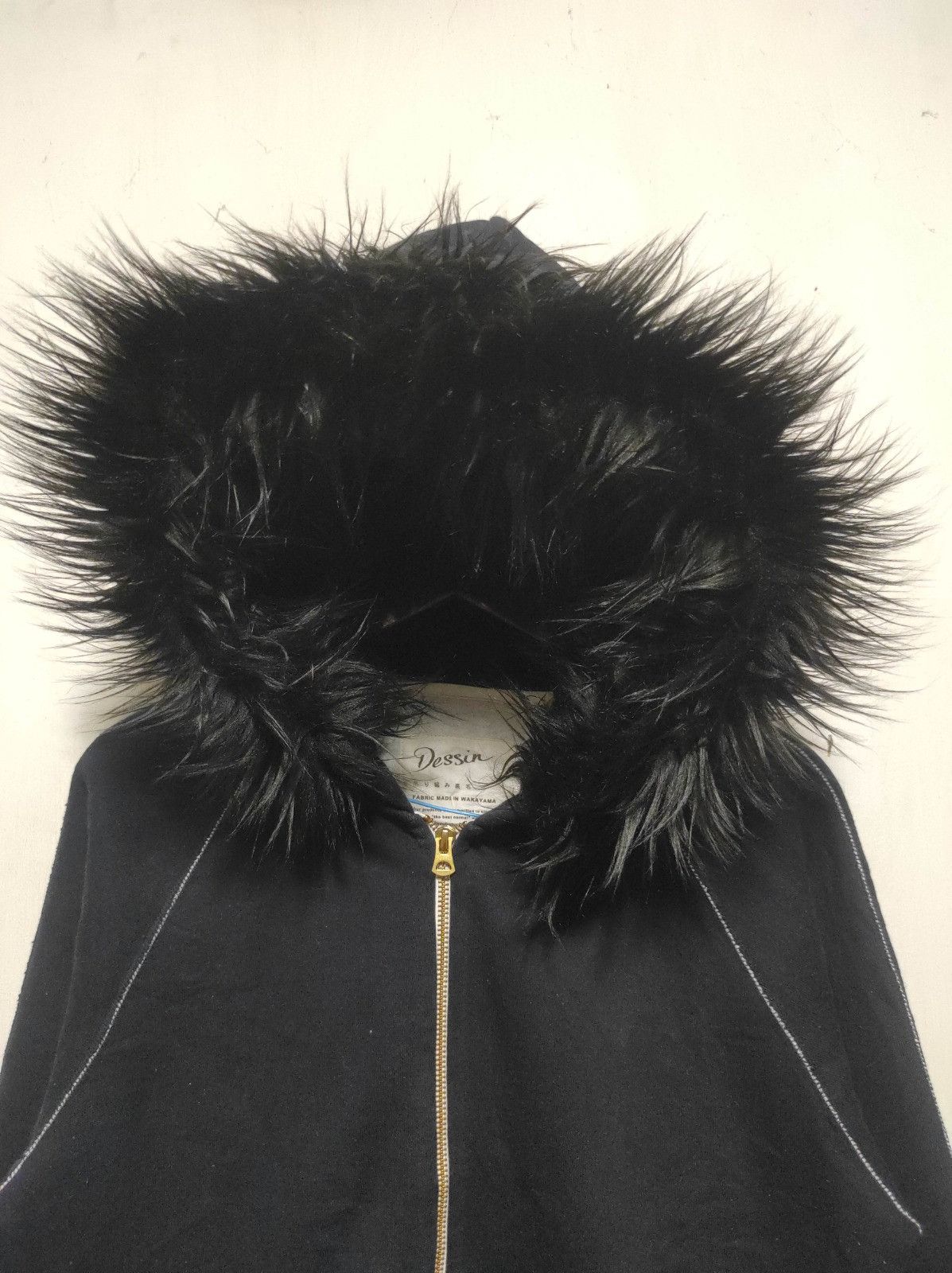 Japanese Brand Dessin Japan double Zip fur hoodie LGB style Size US M / EU 48-50 / 2 - 10 Thumbnail
