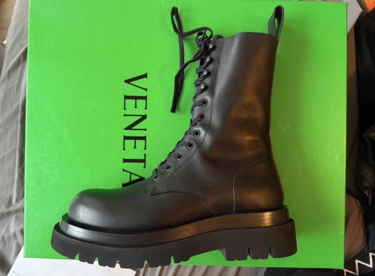 Bottega Veneta Bottega Veneta LUG Boots Military Lace Up Boot Size US 8 / EU 41 - 1 Thumbnail