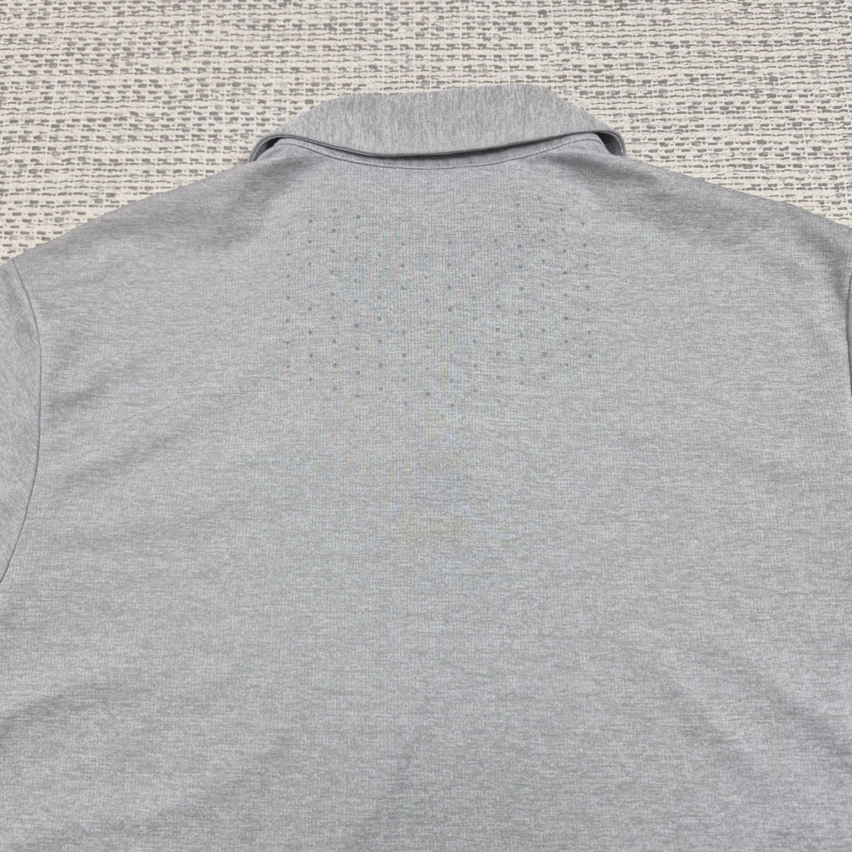 Adidas Adidas Golf Polo Shirt Mens Large Gray Stripe Climachill Performance Breathable Moisture Wicking Short Sleeve Polo S/S Mens Regular 100% Polyester Size US L / EU 52-54 / 3 - 6 Thumbnail