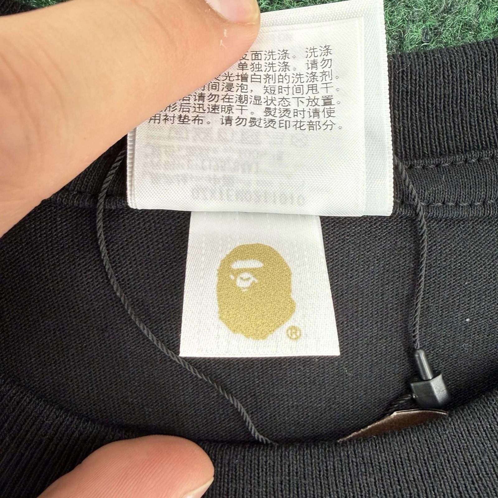 Bape Bape Black Colors Tiger Head Tee Size US L / EU 52-54 / 3 - 5 Thumbnail