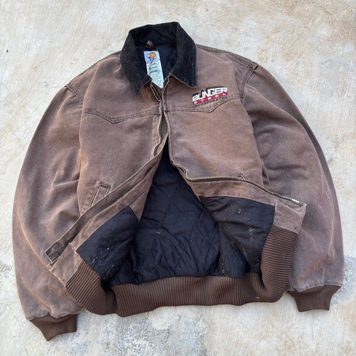 Carhartt Vintage Carhartt Santa FE Jacket J14 CHT Size US L / EU 52-54 / 3 - 3 Thumbnail