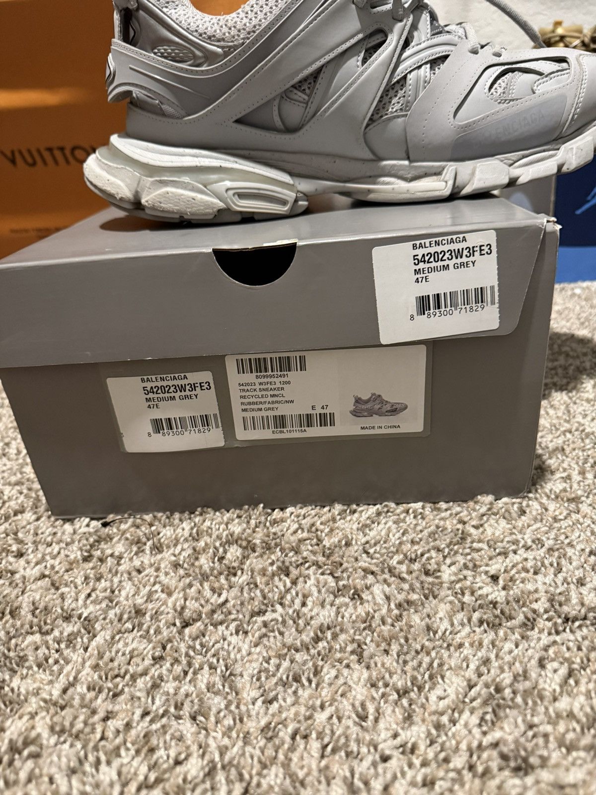 Balenciaga Balenciaga track grey size 14 (Grey) Size US 14 / EU 47 - 4 Thumbnail