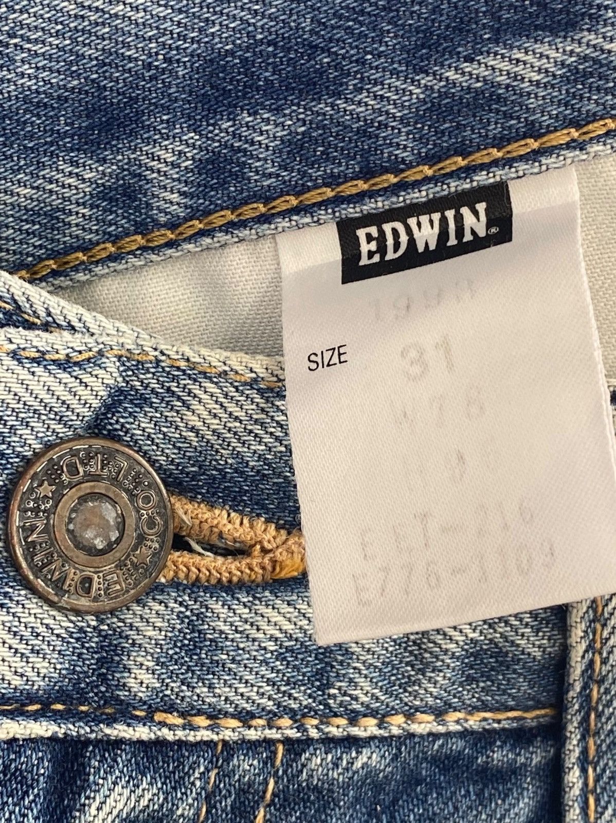 Edwin Edwin Acid Wash Style Skinny Leg Jeans Size US 29 - 10 Thumbnail