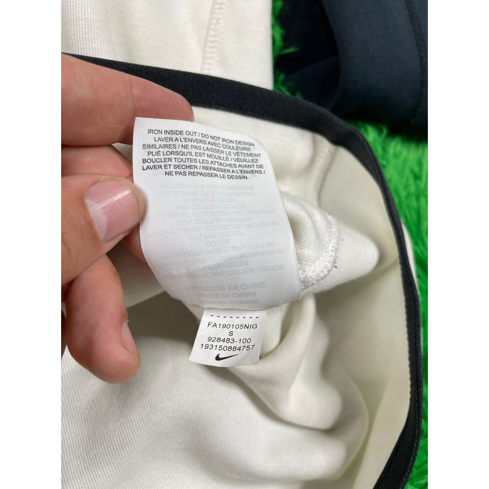 Nike Nike Tech Hoodie White Black Small Used Size US S / EU 44-46 / 1 - 4 Thumbnail