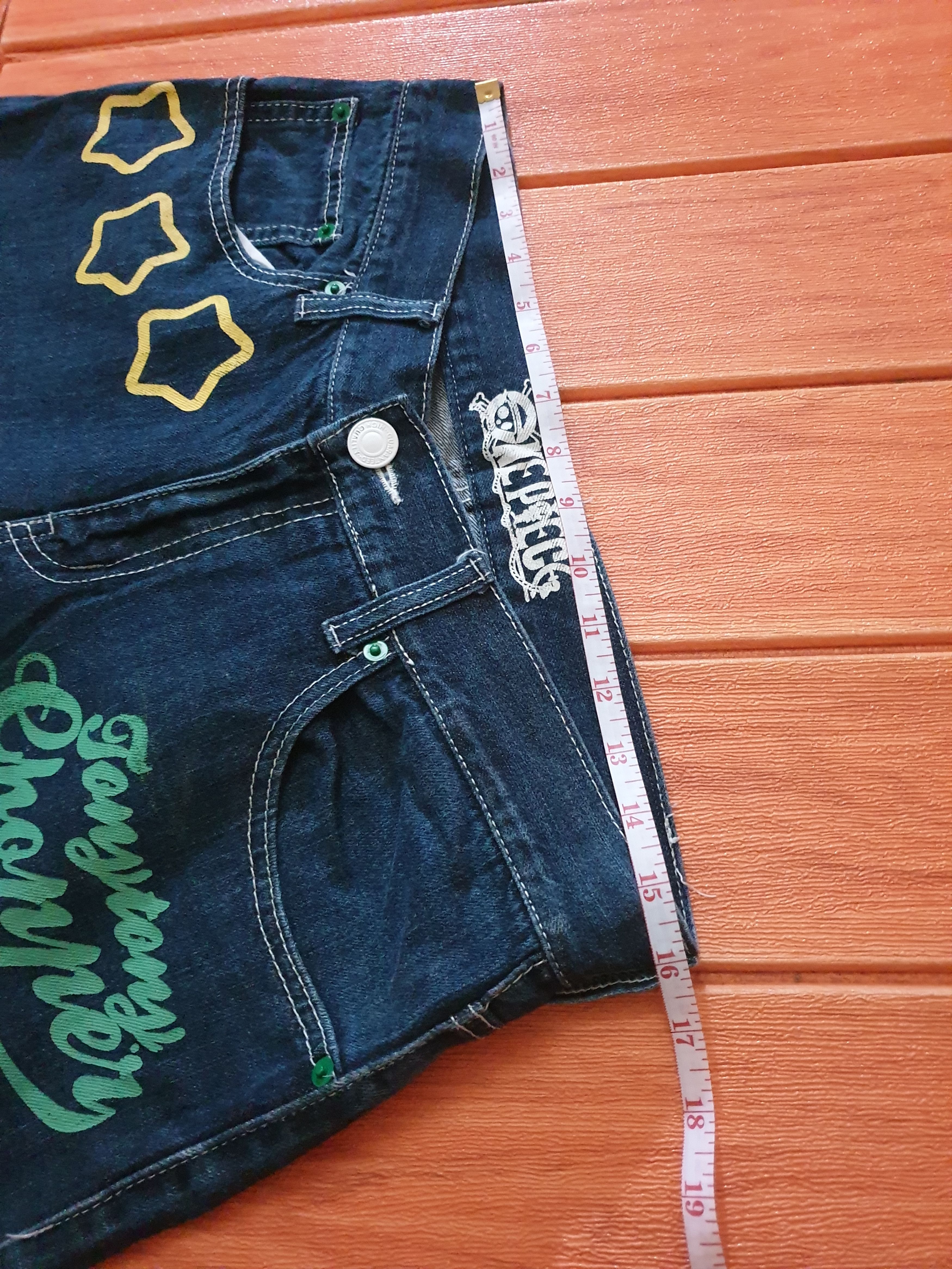 Japanese Brand 💥One piece Japanese anime denim jeans with Size US 32 / EU 48 - 11 Thumbnail