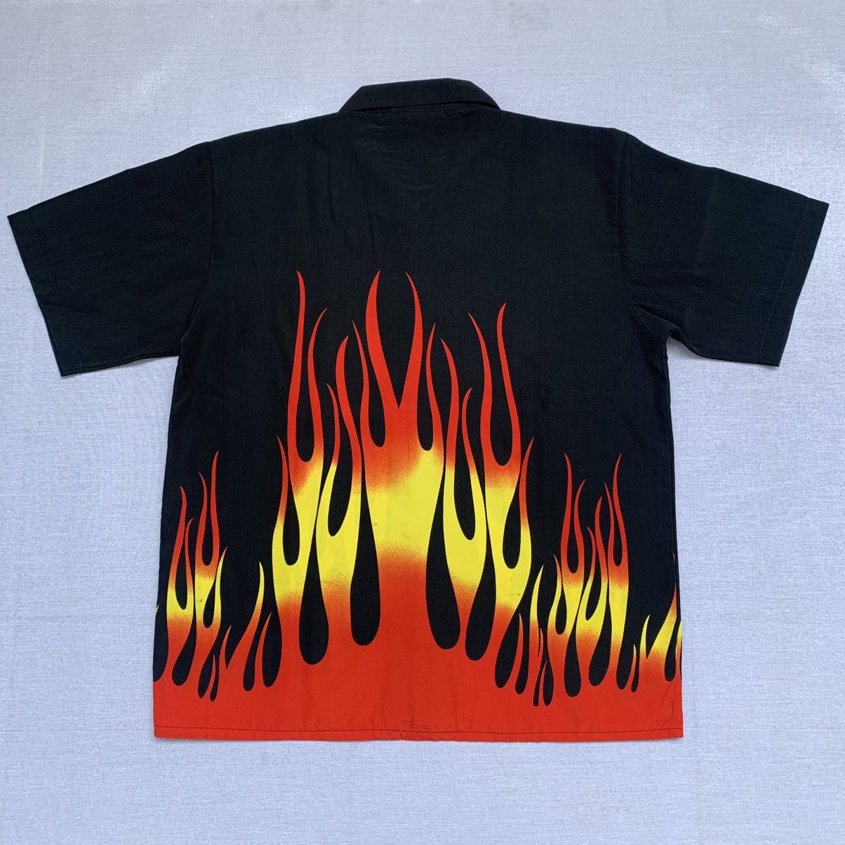 Affliction Rare ✨ Y2k printing flame shirt button affliction sunsurf Size US XL / EU 56 / 4 - 2 Thumbnail