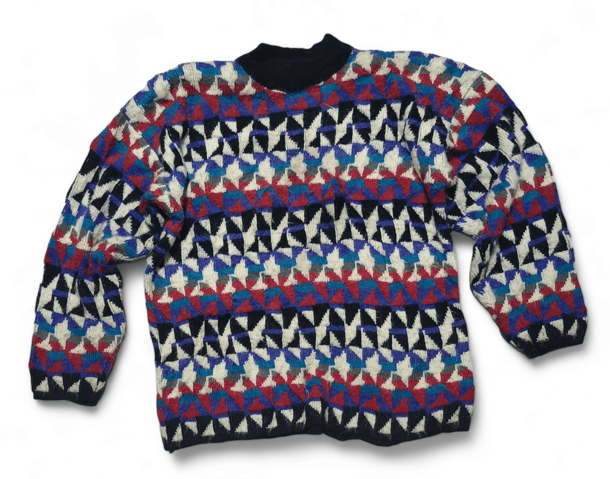 Other Vintage 80s KITTY HAWK WOMAN by Vivian Wang Knit Sweater Size XXL / US 16-18 / IT 52-54 - 6 Thumbnail