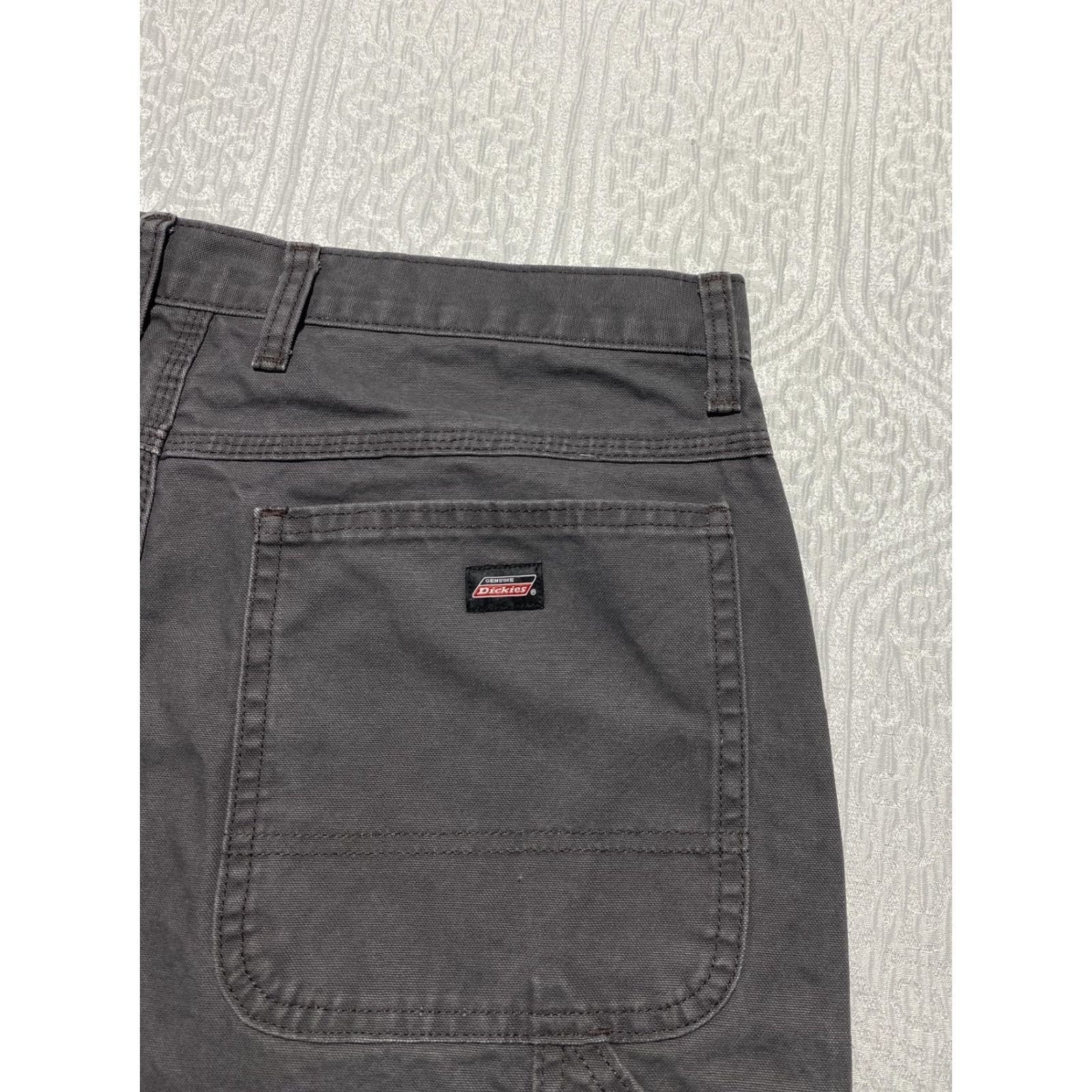 Dickies Dickies Work Pants Mens 34x32 Charcoal Gray Carpenter Utility Cotton Pants Size US 34 / EU 50 - 4 Thumbnail