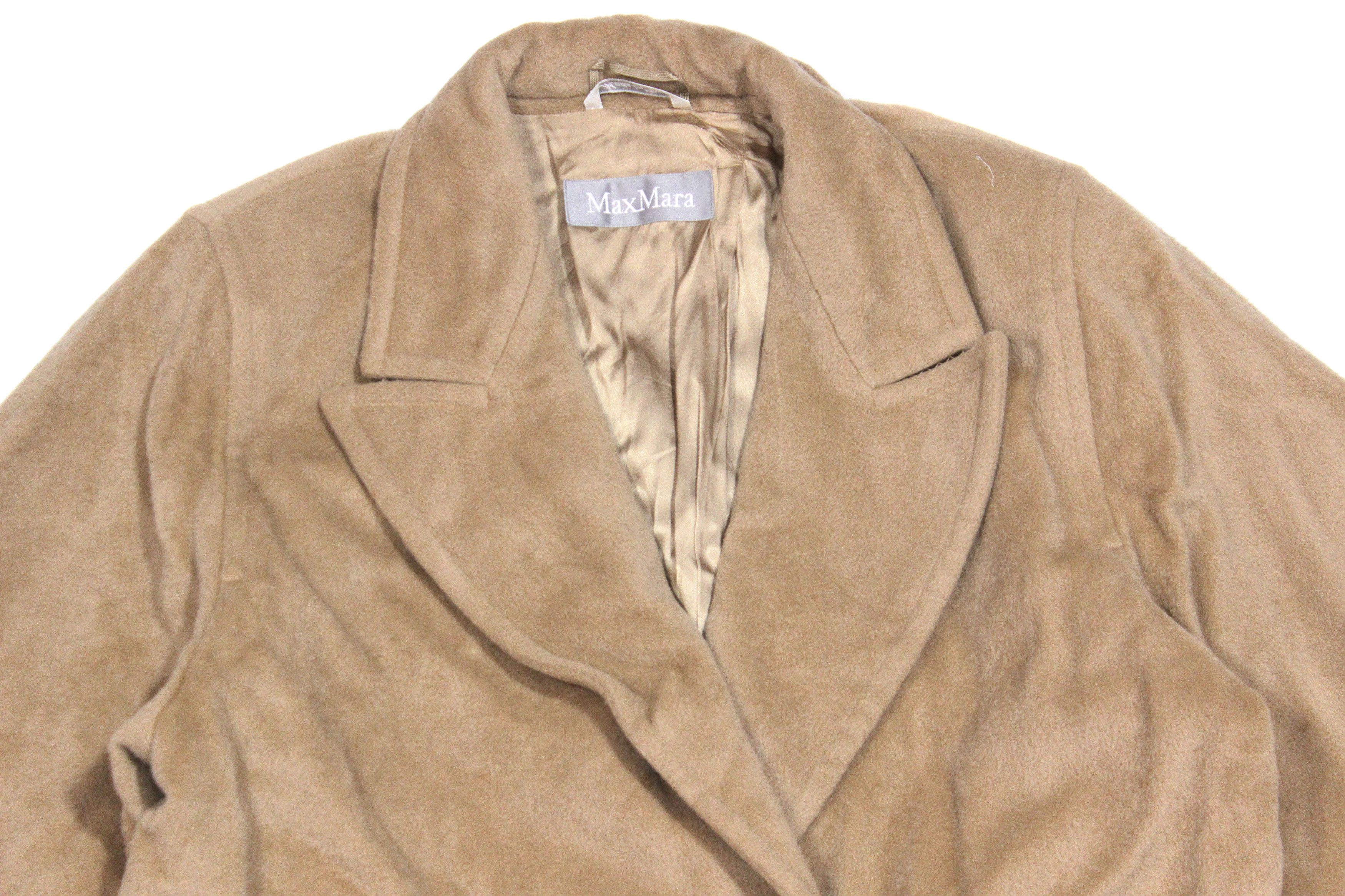 Max Mara Wool Overcoat Vintage Size M / US 6-8 / IT 42-44 - 3 Thumbnail