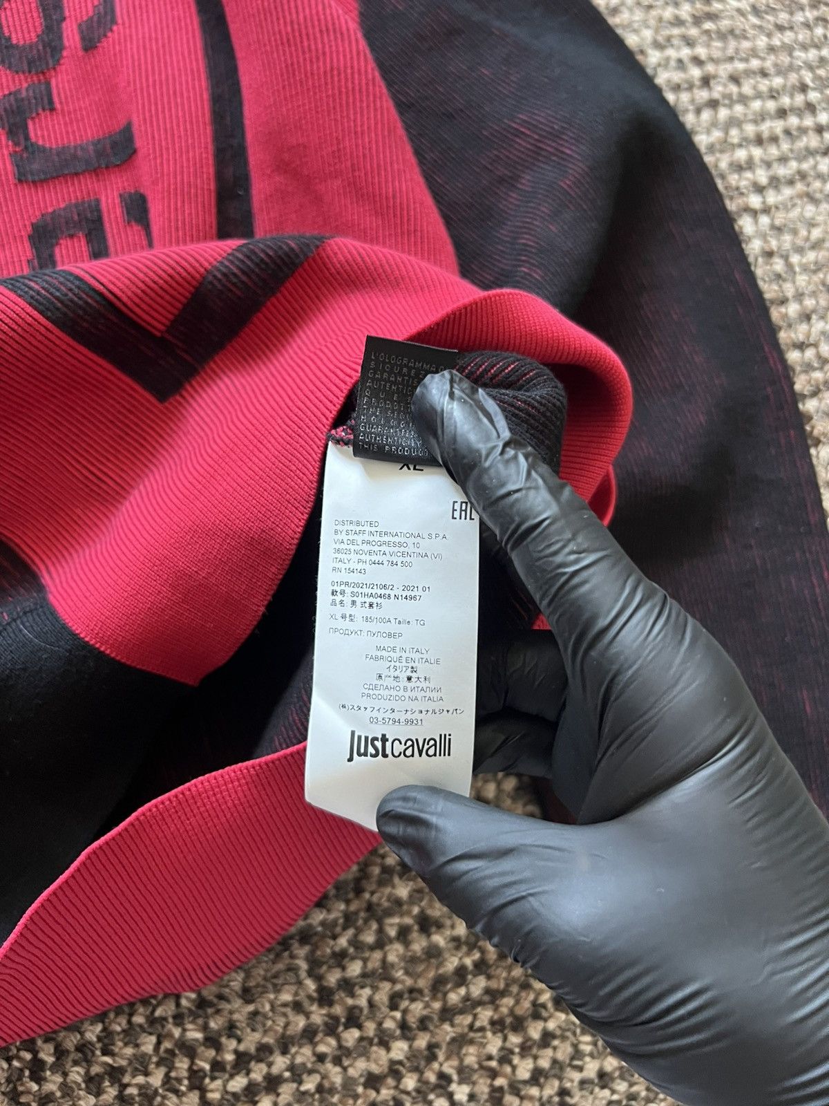 Just Cavalli Just Cavalli Avant garde Luxury Sweatshirt 3D Logo Size US XL / EU 56 / 4 - 11 Thumbnail