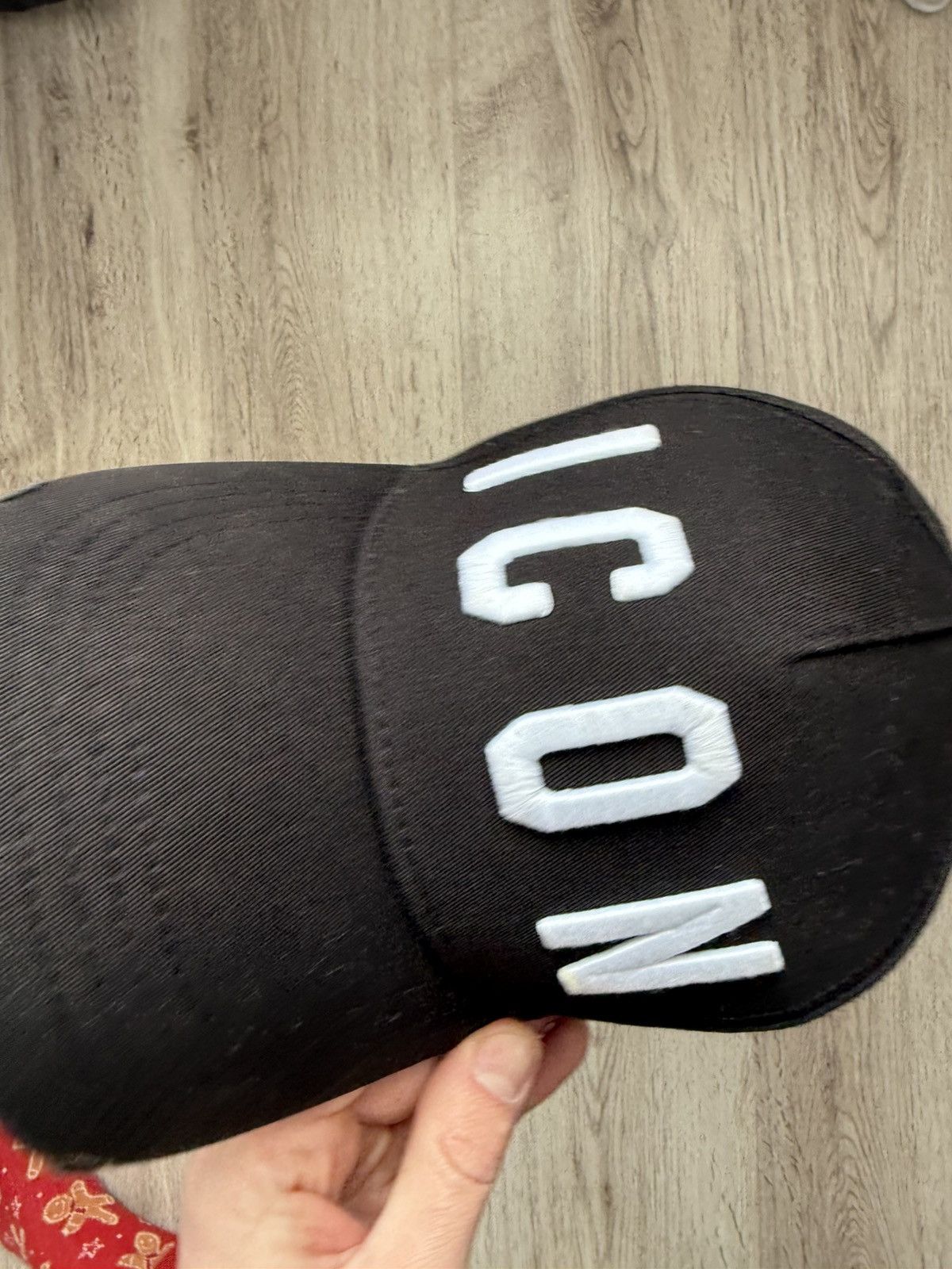 Dsquared2 DSQUARED2 ICON Logo Black Baseball Cap Adjustable Size ONE SIZE - 10 Thumbnail