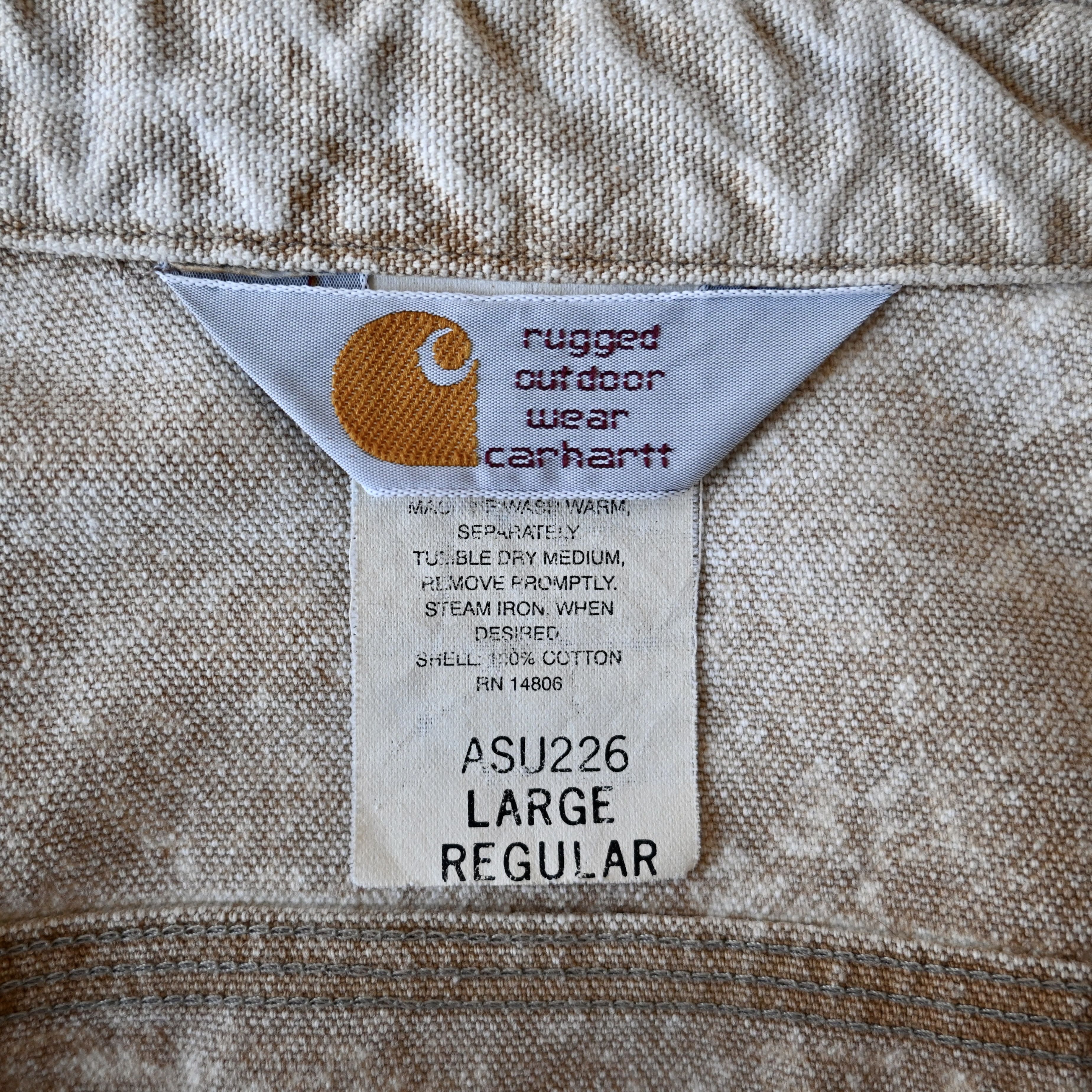 Carhartt VTG Carhartt acid brown duck work shirt, made in USA Size US L / EU 52-54 / 3 - 14 Thumbnail