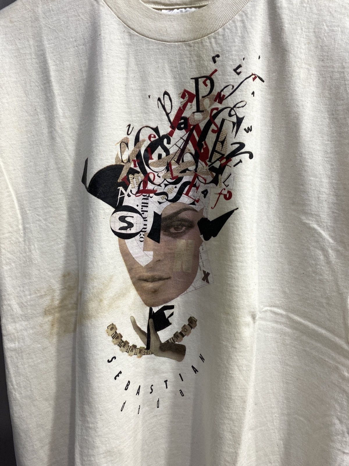 Hanes Vintage 90’s Sebastian Dada Art Tshirt Size US L / EU 52-54 / 3 - 2 Thumbnail
