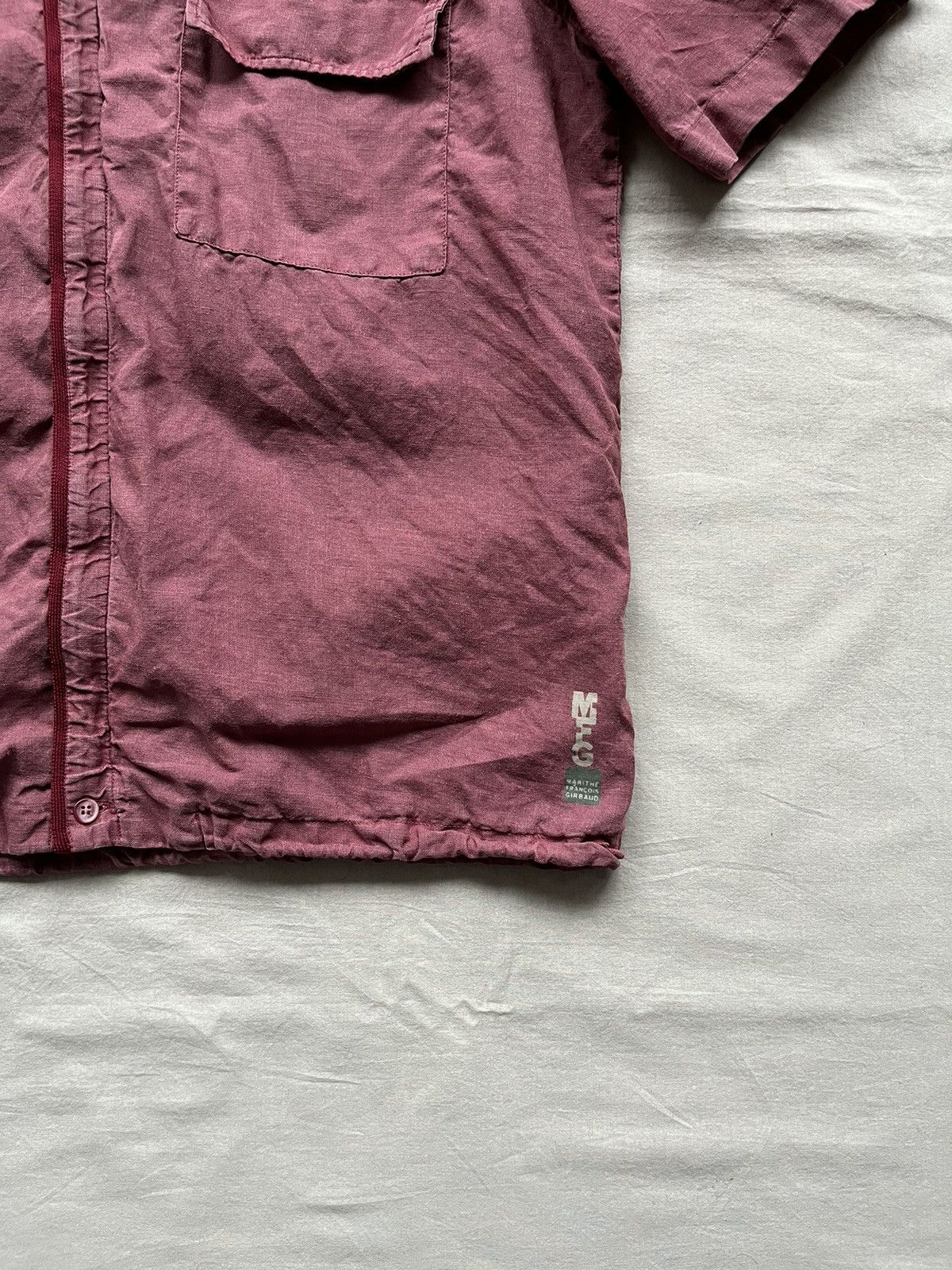 Marithe + Francois Girbaud Marithé + François Girbaud Linen Zip Shirt Size US L / EU 52-54 / 3 - 7 Thumbnail