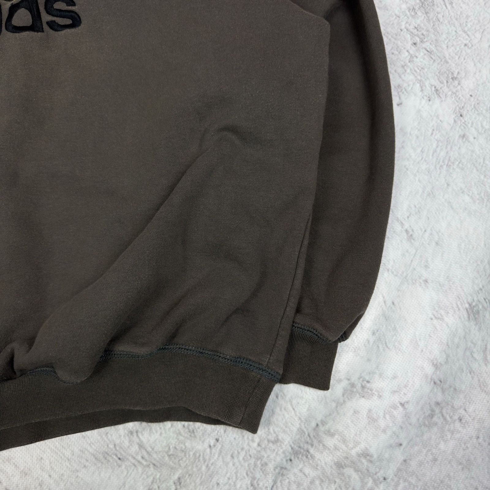 Adidas Adidas Men's Brown Patch Logo Pullover Equipment Sweatshirt Size US S / EU 44-46 / 1 - 8 Thumbnail