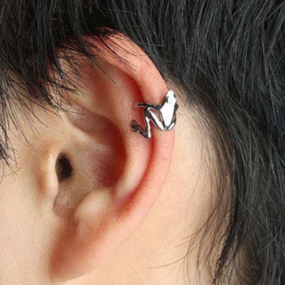 Jewelry Frog New Trend Earrings One Pairs Chrome Jewelry Size ONE SIZE - 2 Thumbnail