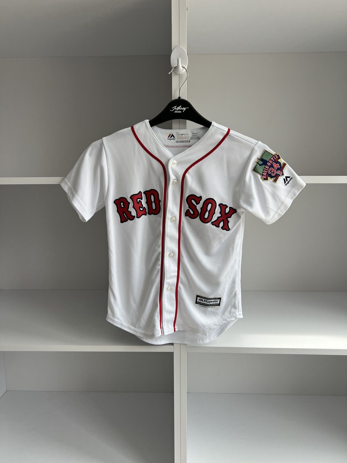 MLB × Vintage VINTAGE RED SOX ORTIZ 34 BASEBALL KIDS JERSEY Size US S / EU 44-46 / 1 - 2 Thumbnail