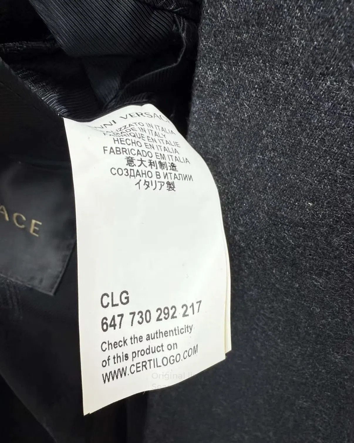Versace Black Single-Breasted Blazer - Size M. Size US M / EU 48-50 / 2 - 7 Thumbnail