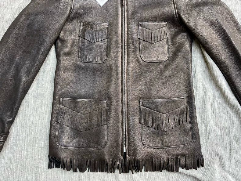The Real McCoy's The REAL McCOY'S Fringed Deerhide Leather Jacket发布成功 Size US S / EU 44-46 / 1 - 3 Thumbnail
