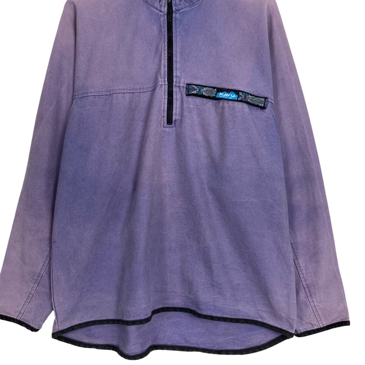 KAVU Kavu half zipper duck canvas jacket Size US L / EU 52-54 / 3 - 5 Thumbnail