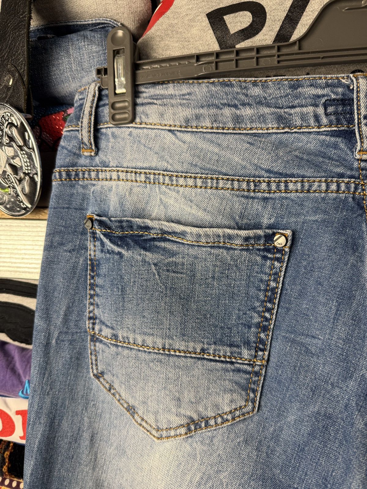 Dolce & Gabbana 2000s Dolce Gabbana Washed Jeans Arhive Y2K Size US 34 / EU 50 - 13 Thumbnail