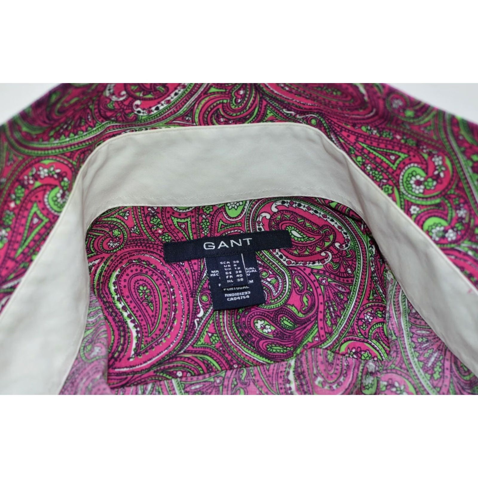 Gant Wmns GANT Paisley Print Cotton Shirt Made in Portugal Size 38 Size XS / US 0-2 / IT 36-38 - 4 Thumbnail