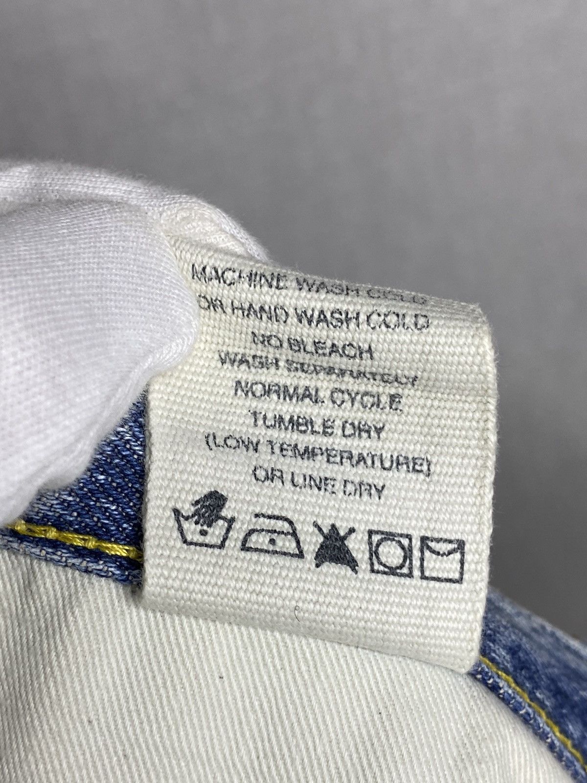 Evisu × Japanese Brand × Vintage Evisu Vintage Seagull Selvage Jeans 90s Size 31 Blue Size US 31 - 11 Thumbnail