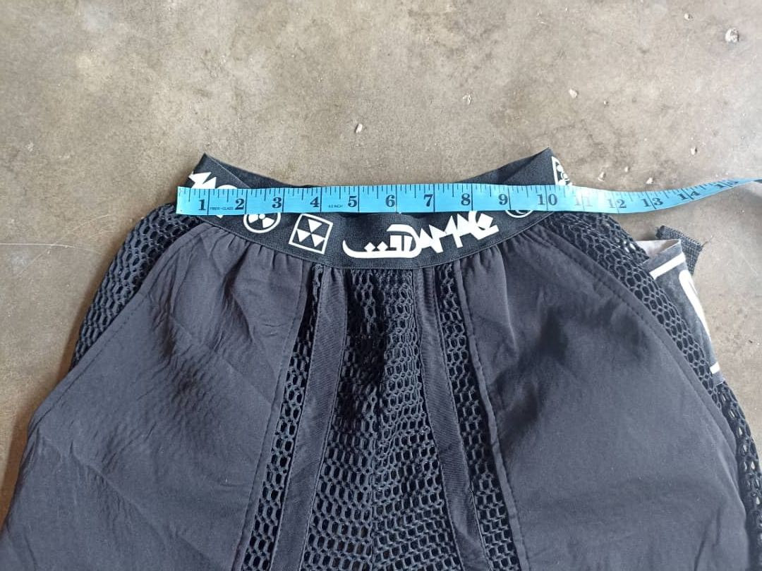 Japanese Brand Wujazz See Through Pants with mini patches Size 22" - 9 Thumbnail