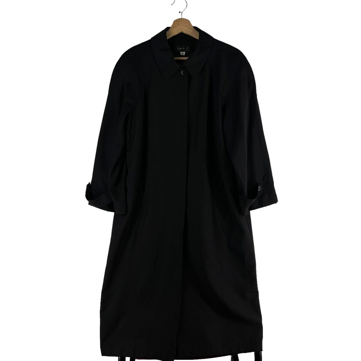 agnes b. 🔥RICH BLACK - FLY COATS LONG JACKET AGNES B. Size US M / EU 48-50 / 2 - 1 Thumbnail