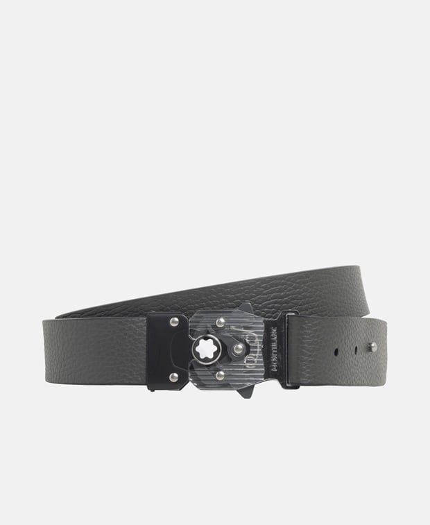 Montblanc Leather belt Size 44 - 1 Thumbnail