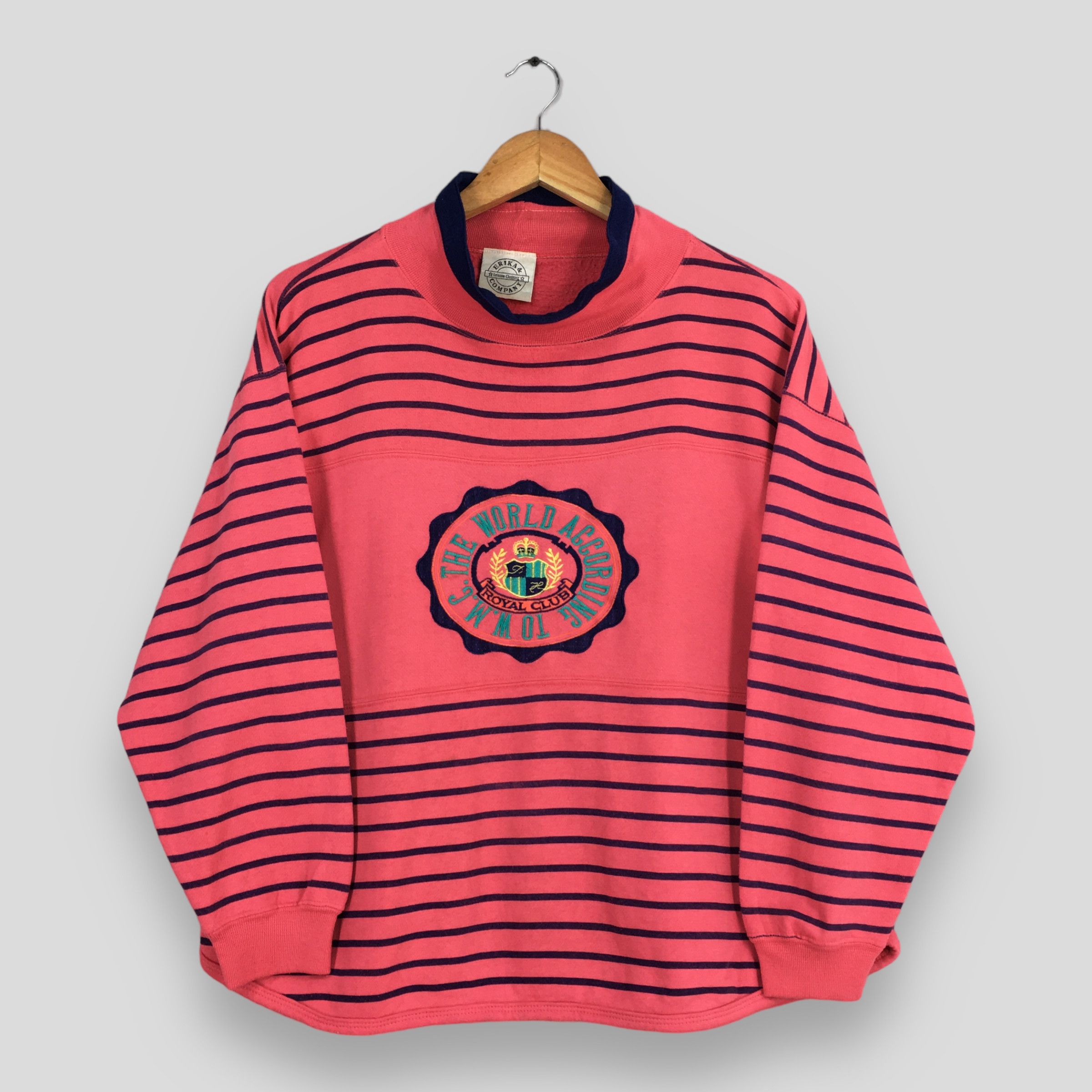 Vintage Vintage Warner Music Group Stripes Sweatshirt Large Size L / US 10 / IT 46 - 1 Thumbnail