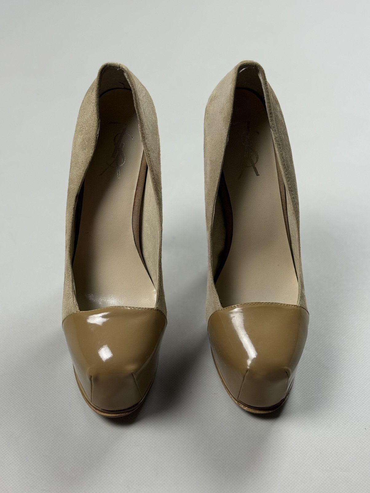 Yves Saint Laurent YSL Yves Saint Lauren Tribute Two Cap Toe Pump Heels Shoes Size US 9 / IT 39 - 6 Thumbnail