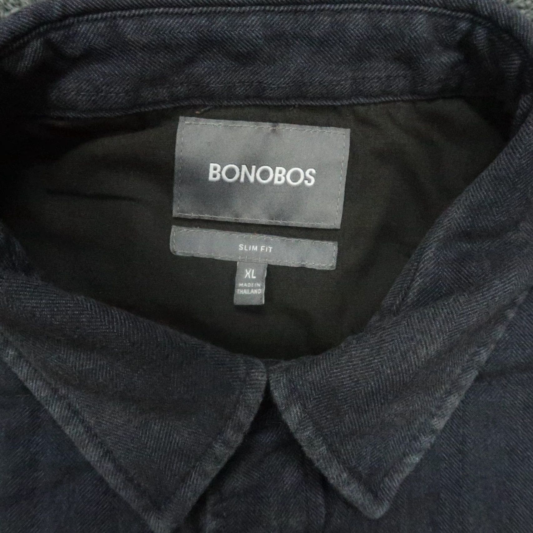 Bonobos Bonobos Jacket Mens XL Blue Shirt Jacket Slim Fit Snap Shacket Quilted Size US XL / EU 56 / 4 - 3 Thumbnail