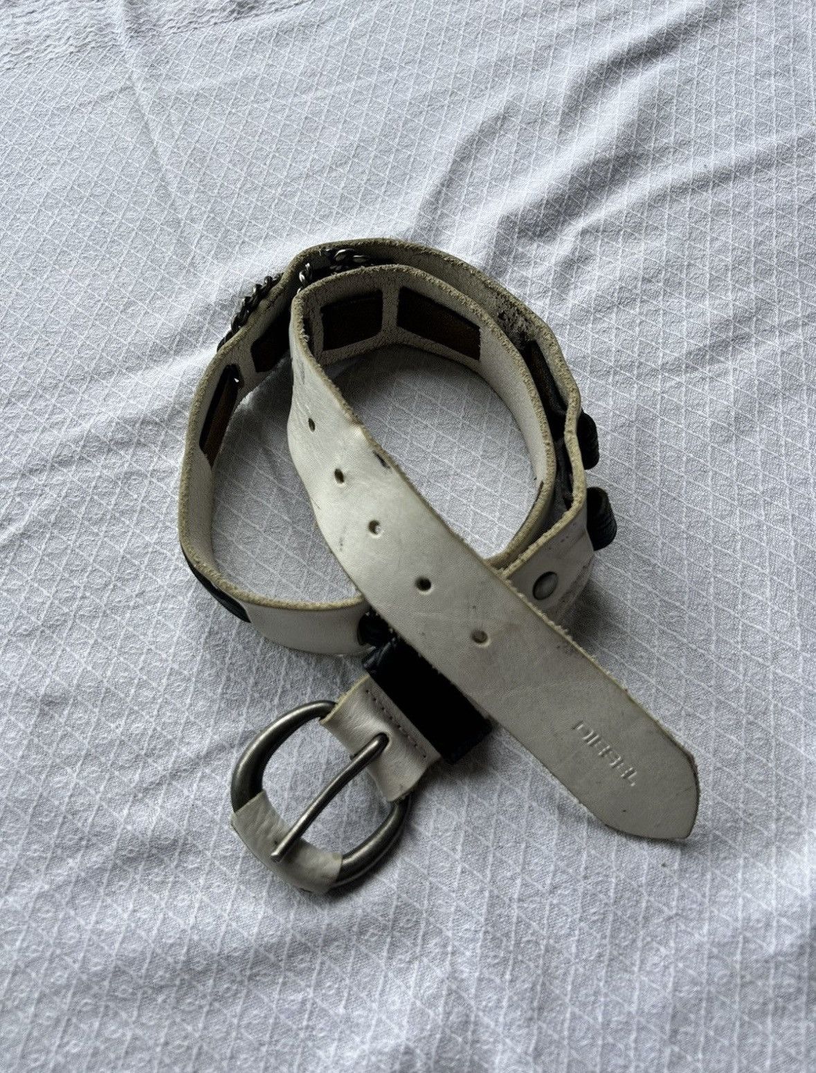 Diesel Diesel vintage leather belt italy Size ONE SIZE - 2 Thumbnail