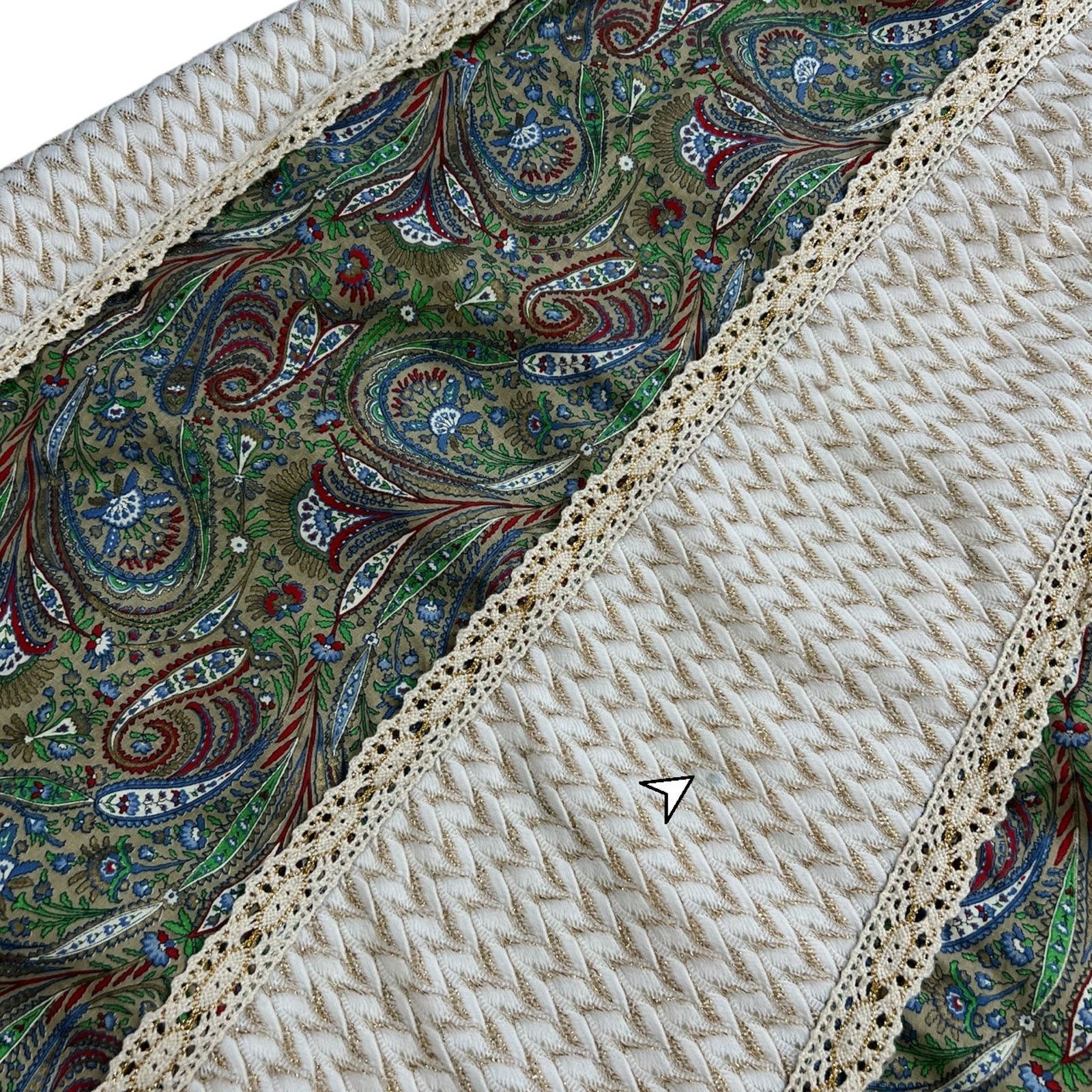 Other 70s Tumbleweeds Prairie Cottagecore Maxi Skirt Paisley O/S Size 36" / US 14 / IT 50 - 8 Thumbnail
