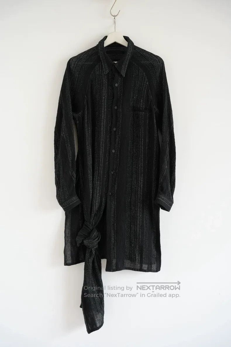 Yohji Yamamoto YOHJI YAMAMOTO Twisted Hand-Woven Long Shirt Size US M / EU 48-50 / 2 - 1 Thumbnail