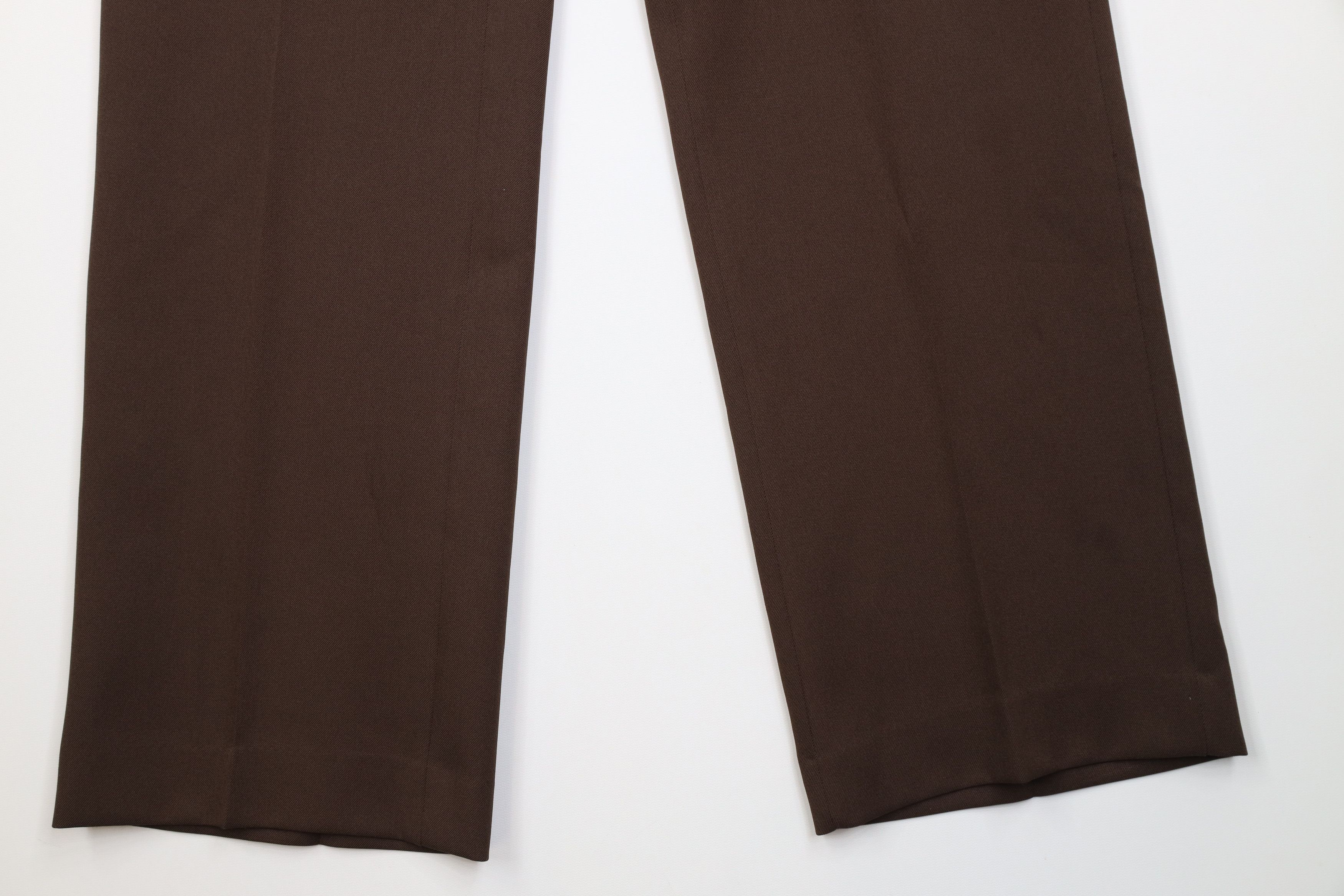 Vintage Vintage 70s Streetwear Flared Wide Leg Chino Pants Brown USA Size US 36 / EU 52 - 4 Thumbnail