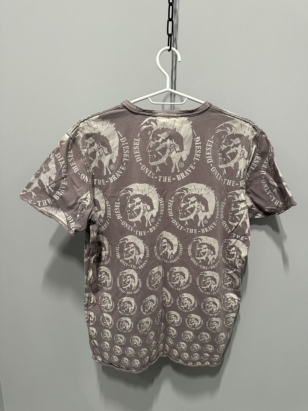 Diesel Diesel 2000s Vintage Y2K T-Shirt Distressed Style Multi Logo Size US XL / EU 56 / 4 - 11 Thumbnail