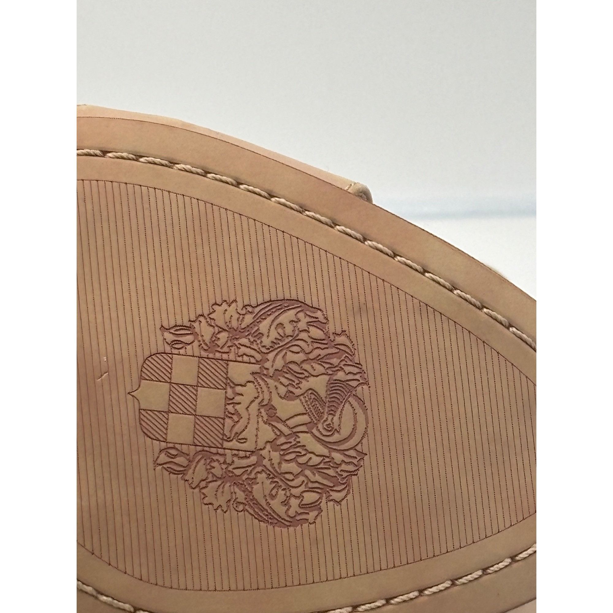 Vince Camuto Vince Camuto Corlina Leather Dress Sandals, Size 11, M, Nude Size US 11 / IT 41 - 7 Thumbnail