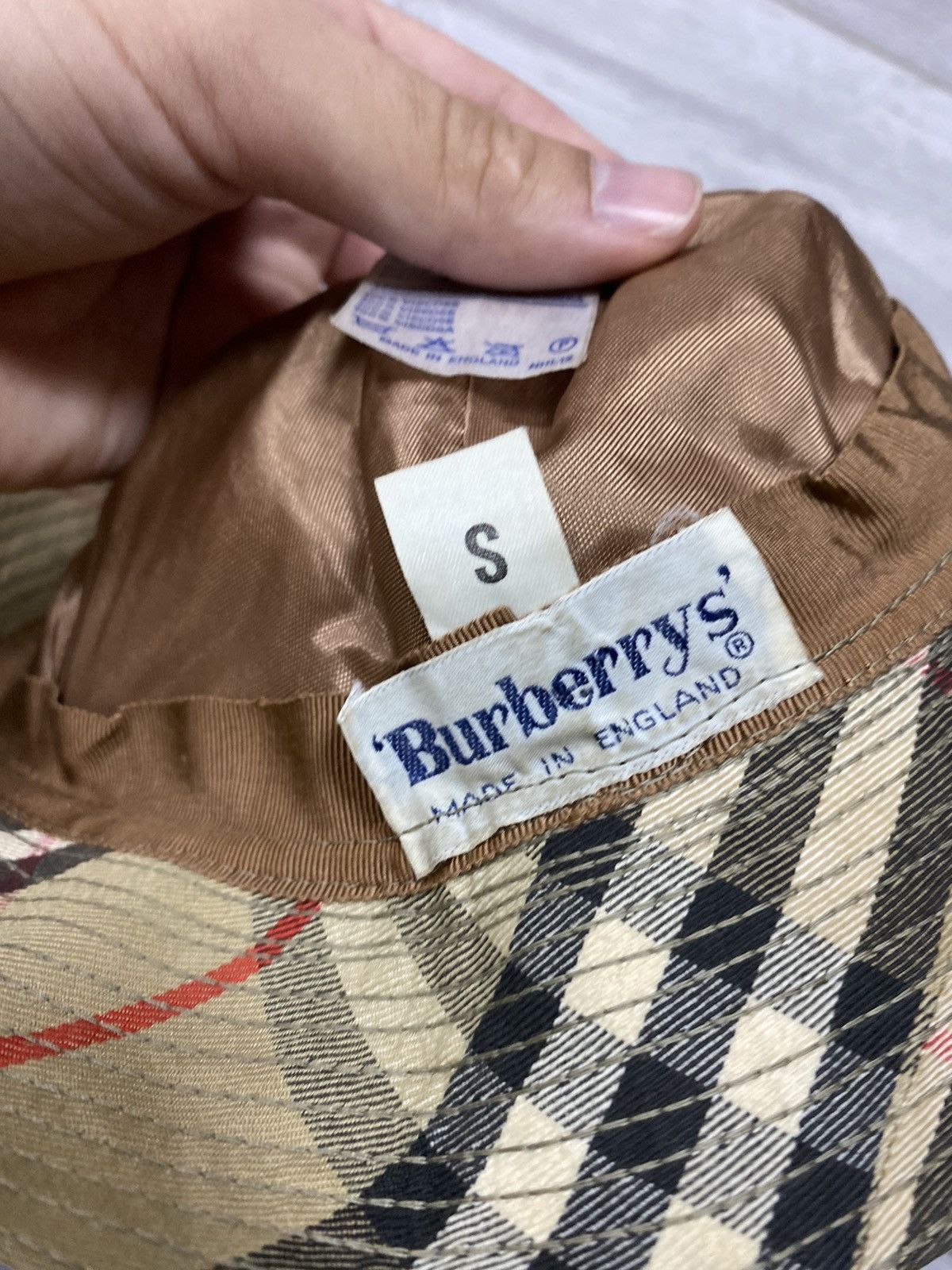 Burberry Burberry vintage nova check bucket hat Size ONE SIZE - 2 Thumbnail