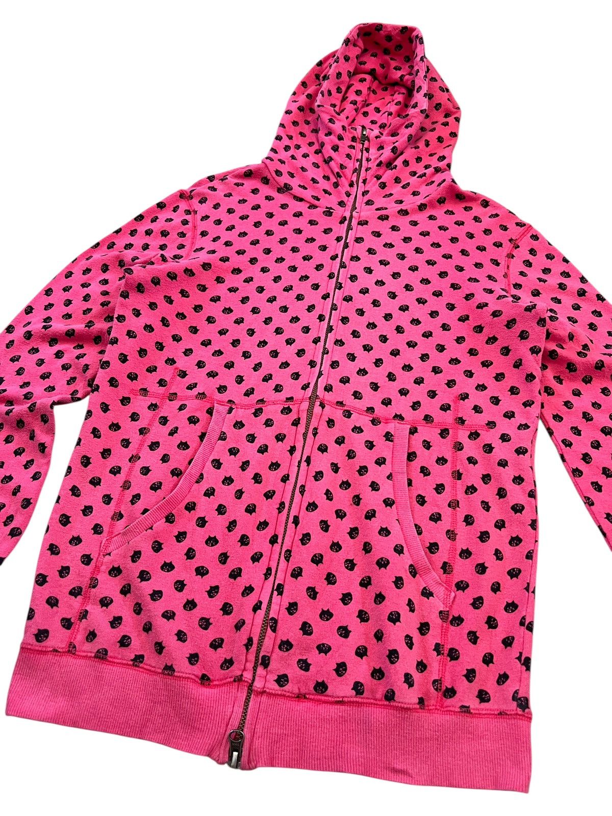 Issey Miyake Ne-Net Cat Heads Full Print Zipper Hoodie Size S / US 4 / IT 40 - 6 Thumbnail
