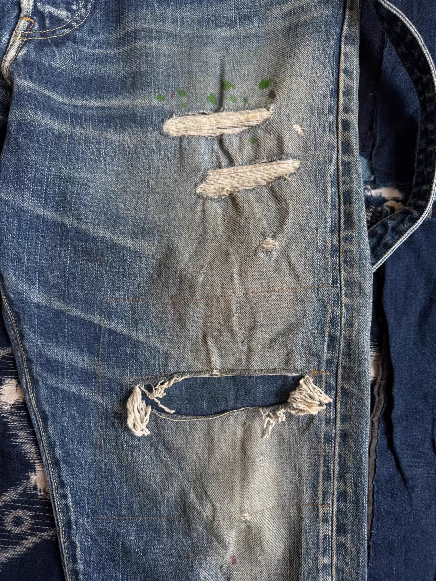 Visvim VISVIM 19AW TRAVAILLER BRACES DRY DENIM Size US 41 - 5 Thumbnail