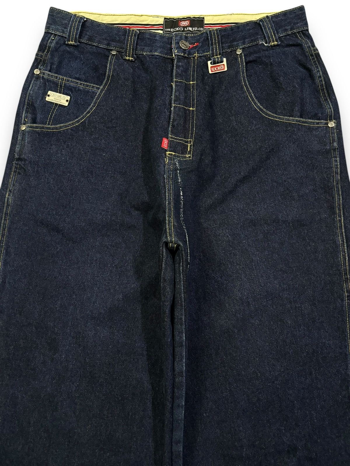 Ecko Unltd. Vintage Ecko Unltd Embroidered Logo Baggy Carpenter Jeans Size US 34 / EU 50 - 3 Thumbnail