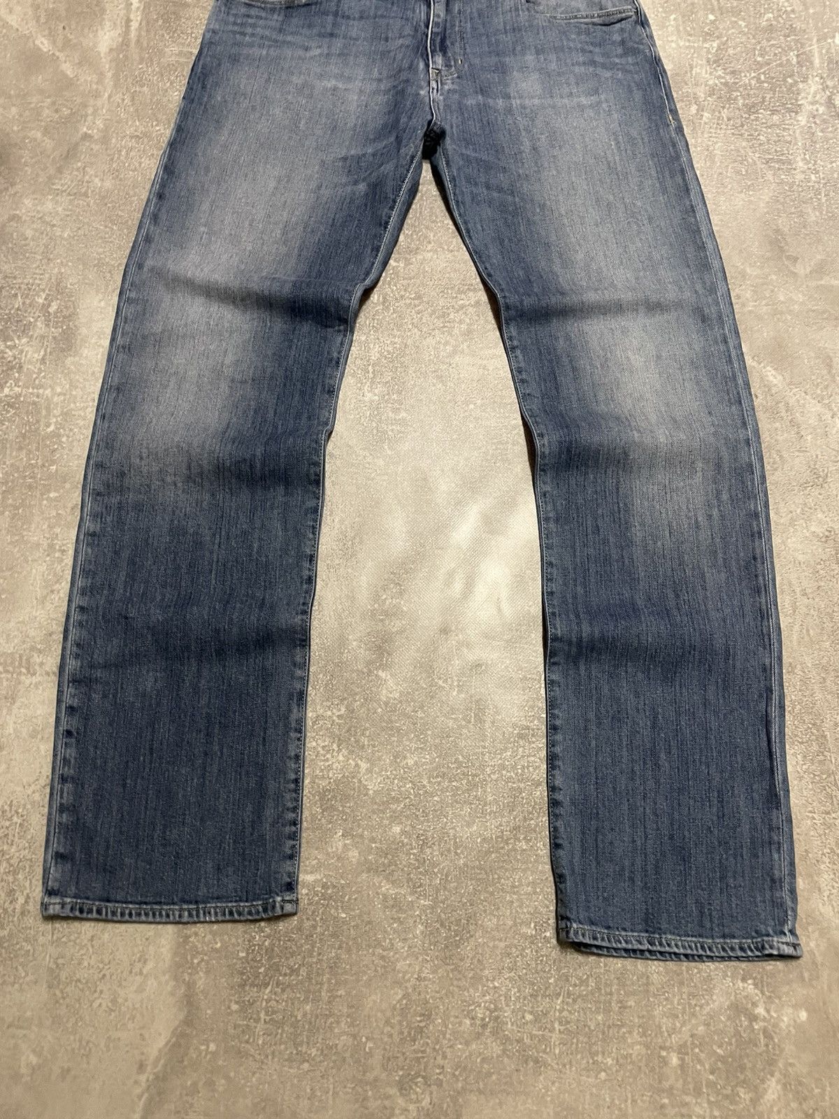 Armani Vintage Armani Jeans Metallic Logo Denim Size 33 Size US 33 - 4 Thumbnail