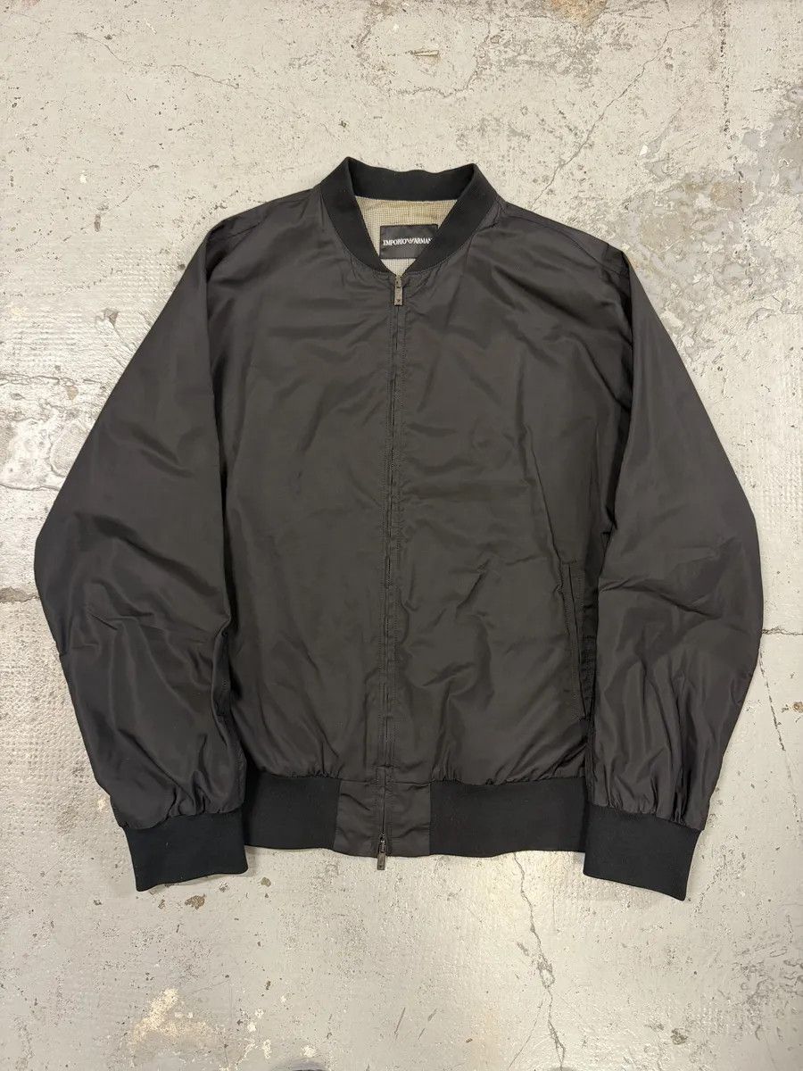 Emporio Armani SS2008 Emporio Armani Black Minimalist Jacket Size US M / EU 48-50 / 2 - 1 Thumbnail