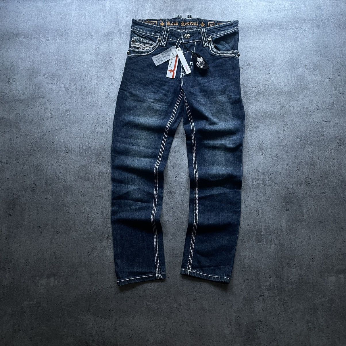 Rock Revival × Vintage NWT Rock Revival Cyrek Chrome Hearts Style Pants Size US 30 / EU 46 - 5 Thumbnail