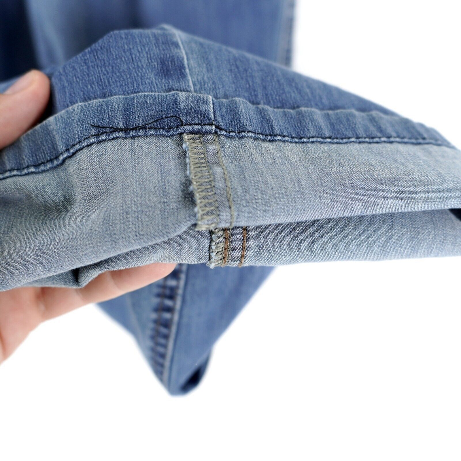 BRAX Brax Eurex Medium Blue Elastic Waist Mid Rise Jeans 36/28 Ta Size US 36 / EU 52 - 2 Thumbnail