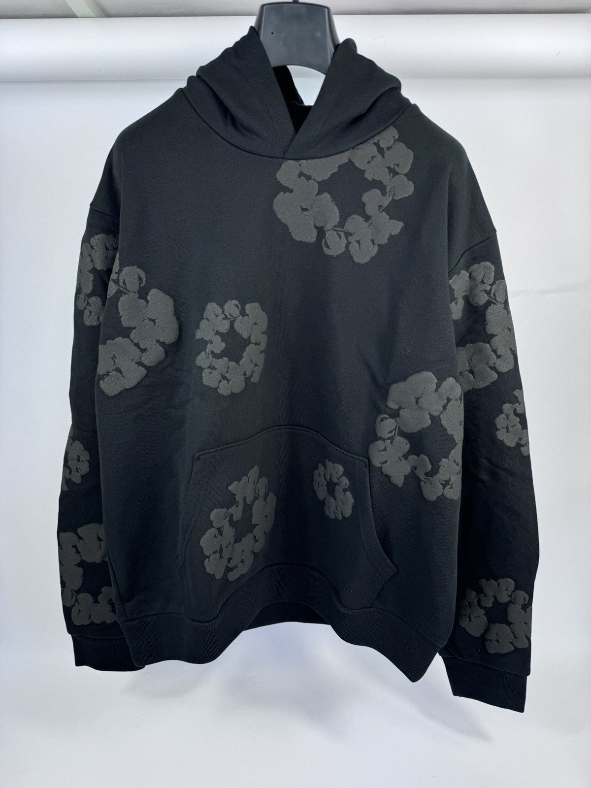 PUFF LOGO PRINT HOODIE